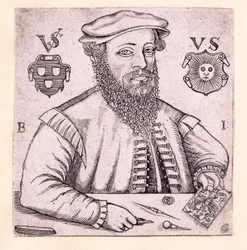 Porträtt av Virgil Solis, pub. Nürnberg 1562